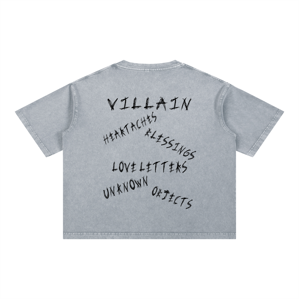 "VILLAIN" Boxy T-Shirt