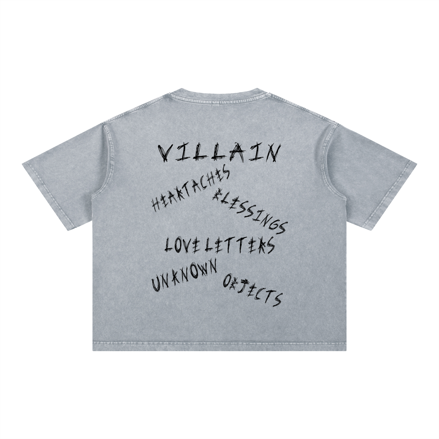 "VILLAIN" Boxy T-Shirt