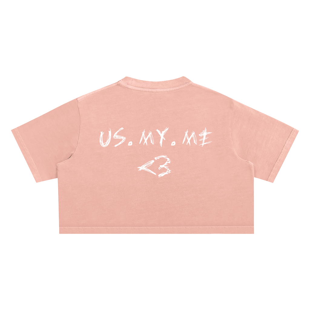 "US, MY, ME" Women's Crop Top