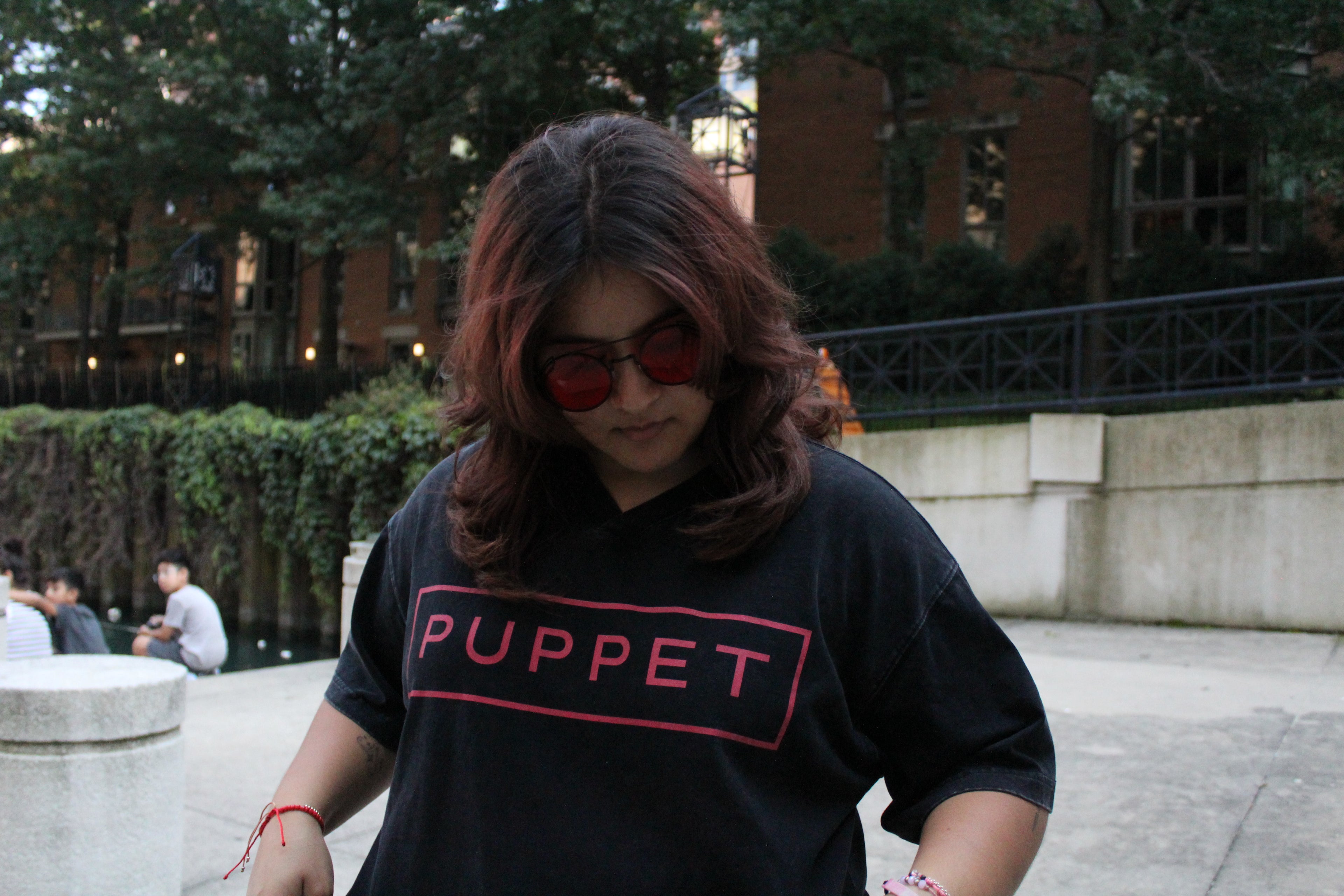 "PUPPET" Unisex V Neck T-Shirt
