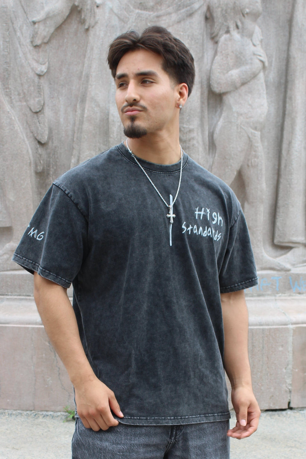 "HS,LP" Oversized T-Shirt