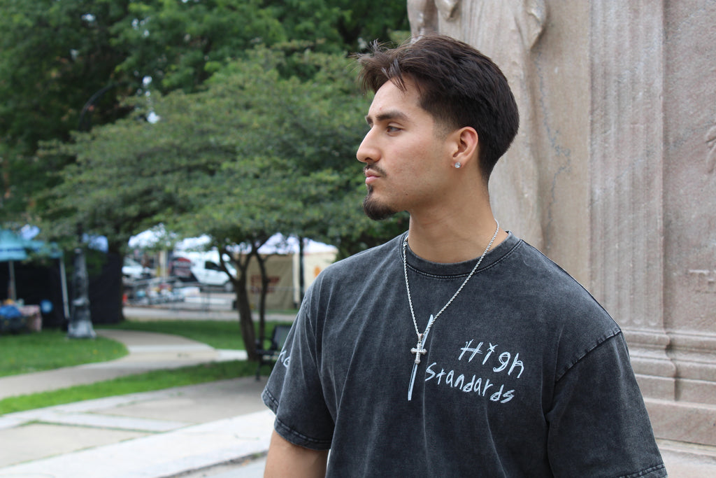 "HS,LP" Oversized T-Shirt
