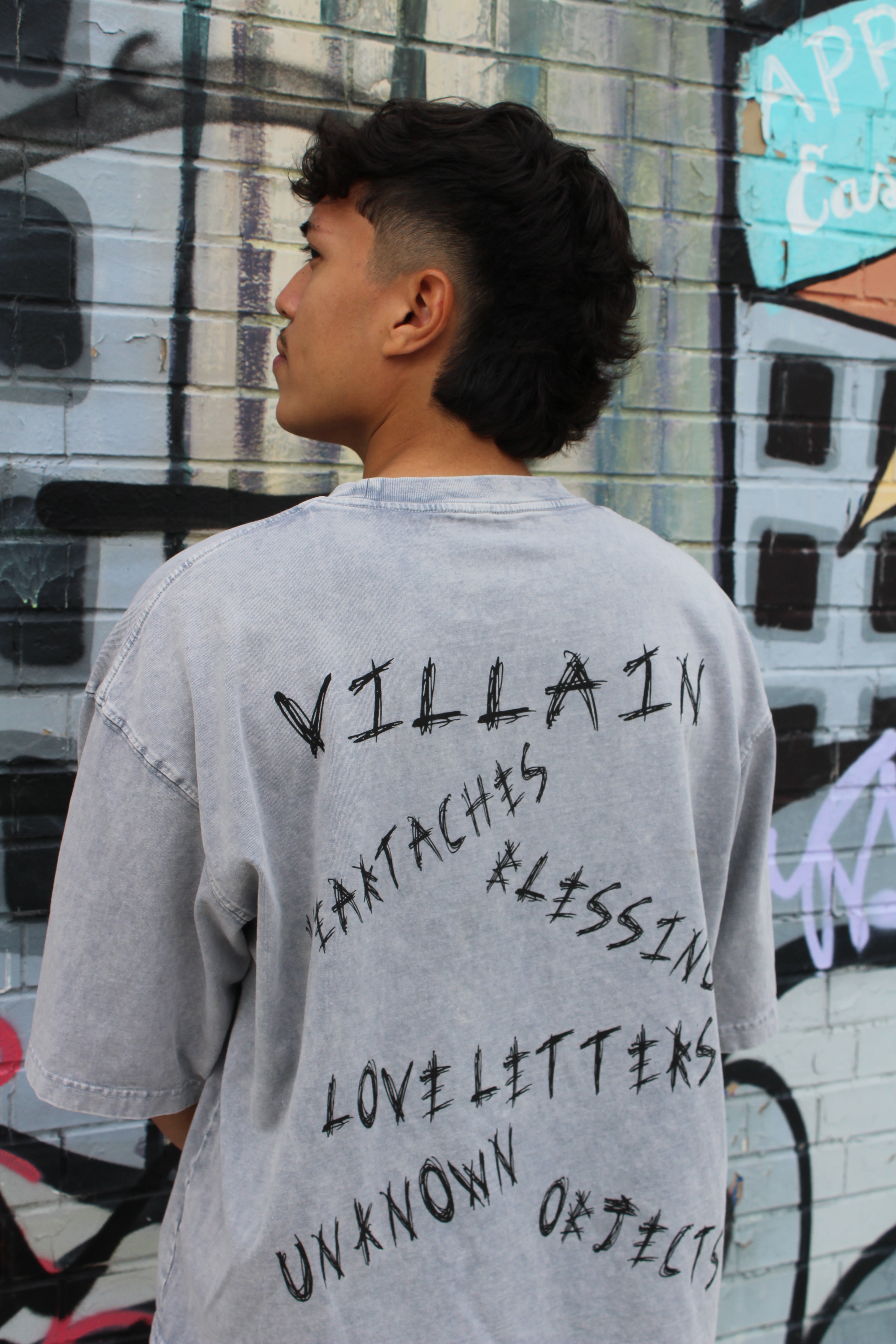 "VILLAIN" Boxy T-Shirt