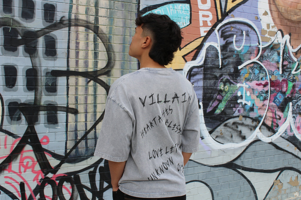 "VILLAIN" Boxy T-Shirt