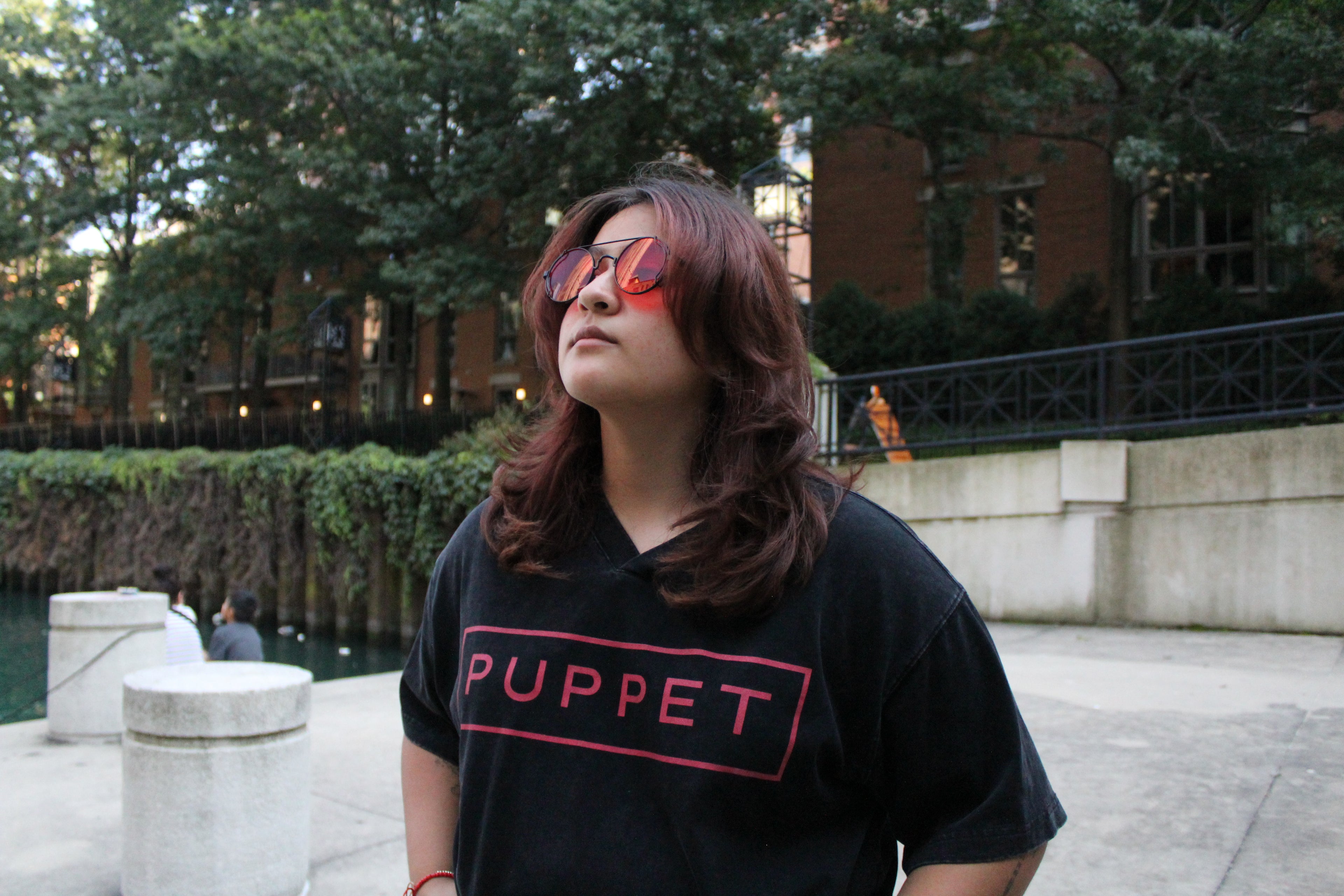 "PUPPET" Unisex V Neck T-Shirt